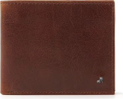 Produktbild von dR Amsterdam Kompakte Herren Leder-Geldbörse mit RFID |  Brieftasche Leder | Milan - 28581 Cognac