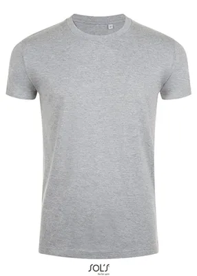 Produktbild von SOLs 00580 | Imperial Fit Herren T-Shirt - Farbe: Grey Melange - Größe: M