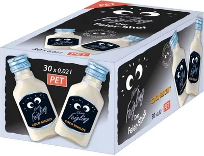 Produktbild von Kleiner Feigling Coco Biscuit PET 100 % glasfrei | 15 % vol | 30 x 0,02 l