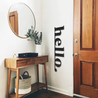Image de Wallity, Etta- ATP1106, noir, autres objets de décoration, 30 x 99 cm, 100 % acier (épaisseur : 1