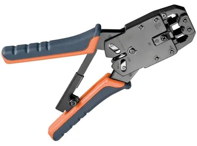Produktbild von Professionelles Crimpwerkzeug für RJ45- und RJ11-Stecker – Metall