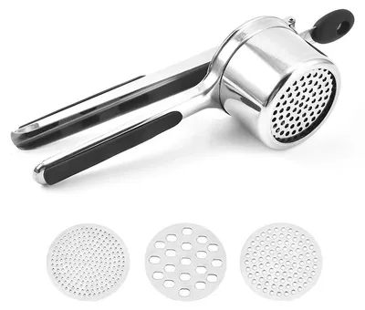 Produktbild von Edelstahl-Kartoffelstampfer und Reis-Küchenwerkzeuge, Kartoffelstampfer, Küchenhelfer, perfekte Kartoffelpüree