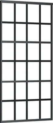 Obrázok produktu pre posuvné dvere ESG zo skla a hliníka 90x205 cm čierne