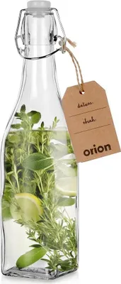 Obrázok produktu pre Sklenená fľaša s uzáverom na víno, likér, sirup, džús, 530 ml