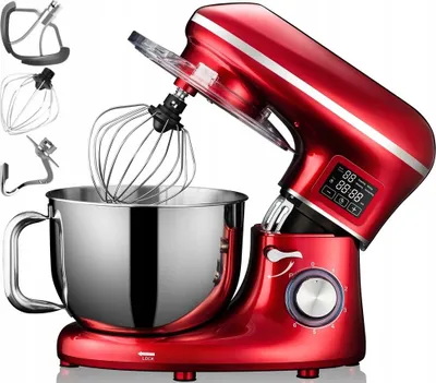 Produktbild von Planetenmixer Kerch Mychef Beheizte Schüssel Rot 3000W Zubehör