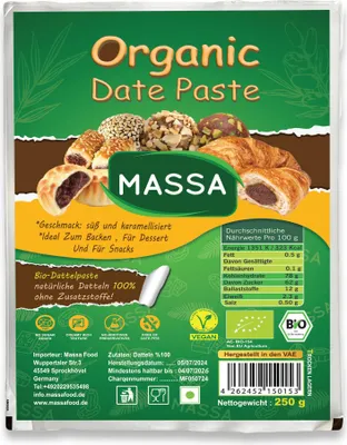 Produktbild von Dattelpaste ohne Stein 250g - Vegan, Ohne Zuckerzusatz