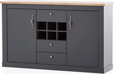 Produktbild von Sideboard Catania - Anthrazit Wotan Eiche