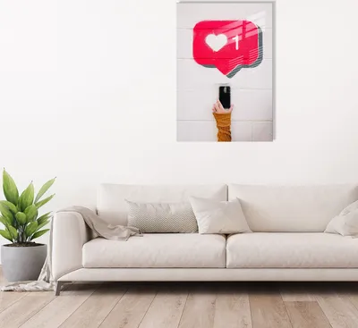 Produktbild von Wallity, UV-635 - 70 x 100, Dekorative Malerei aus gehärtetem Glas, Mehrfarbig, 100 % gehärtetes Glas, 70 x 100 cm
