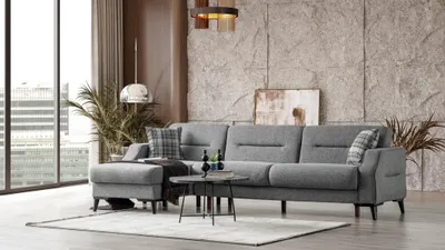 Produktbild von Stilvolles Ecksofa L-Form Modernes Design für komfortables und elegantes Wohnen