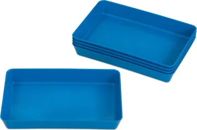 Produktbild von Betzold Materialschalen aus biobasiertem treeNside-Material, 5 Stück, Farbe: blau, Größe: klein