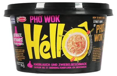 Produktbild von Acecook Instant Reisnudeln Pho Woknudeln 76g