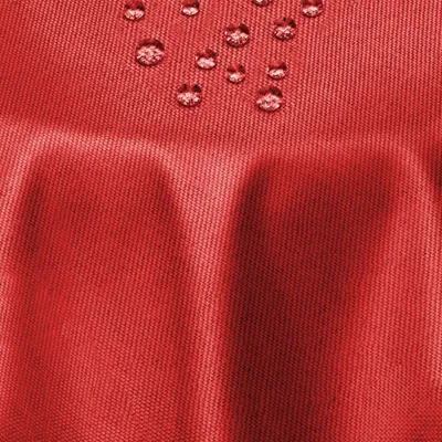 Produktbild von DecoHomeTextil Leinen Optik Tischdecke Dunkelrot Oval 130 x 220 cm mit Lotus Effekt Abwaschbar