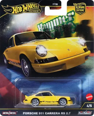 Produktbild von Mattel FPY86; HRW07 - Hot Wheels Porsche 911 Carrera RS 2.7 - % OS; VOL %
