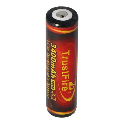 Produktbild von Trustfire 18650 3400mAh 3,6V - 3,7V 68,9x18,41mm PCB geschützter Li-Ion-Akku (Flame)