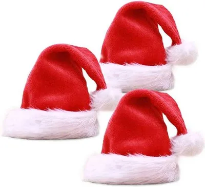 Produktbild von Famanu Weihnachtsmütze Set für die Familie - Rot