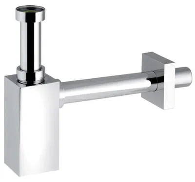 Obrázek produktu pro PIQuadratO umyvadlový sifon 5/4", odtok 32 mm, chrom