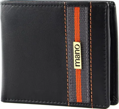 Produktbild von mano Geldbörse Herren 021557 schwarz