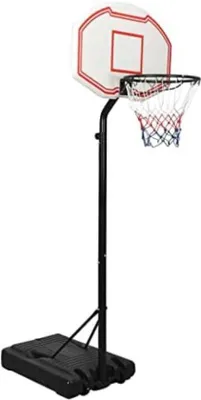 Produktbild von Famanu Basketballständer - Höhenverstellbar - Weiß