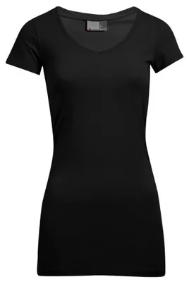 Produktbild von Promodoro - T-Shirt für Damen, V-Ausschnitt, Schmal LT2752 (S) (Schwarz)