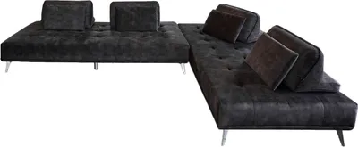 Produktbild von KAWOLA Sofa WIOLO Ecksofa velvet anthrazit