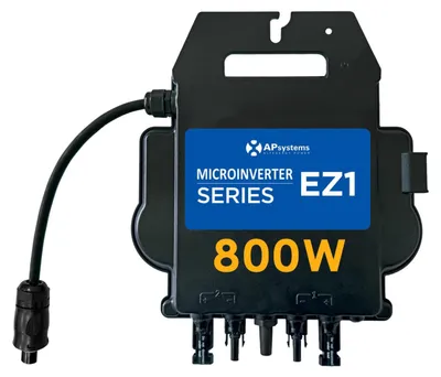Imagen del producto de Microinversor de 800 W - WiFi y Bluetooth - Compacto - Ideal para instalaciones en balcones
