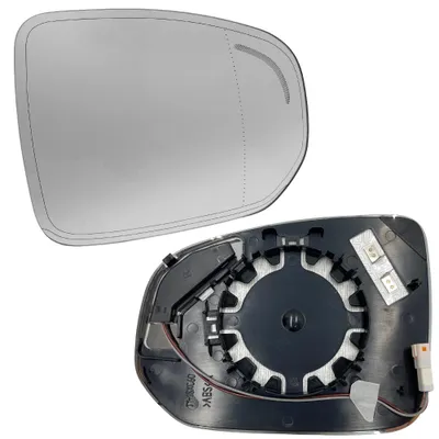 Produktbild von BILMAX Rechts Außenspiegelglas Ersatz für Volvo XC60 2017-2022, Beheizbar, Blind Spot Assistent (BLIS), mit Trägerplatte (Beifahrerseite)