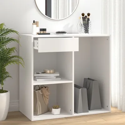 Produktbild von The Living Store Kosmetikschrank Weiß 80x40x75 cm Holzwerkstoff
