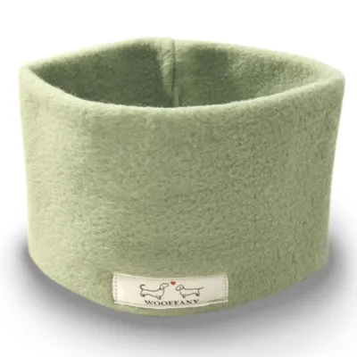 Produktbild von Hunde-Loop-Schal - WOOFFANY - Design Mette - waschbar bei 30° -  Germany - Größe: L - Farbe: Grün