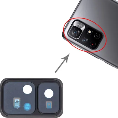 Produktbild von Back Rück Kamera Cam Linsen Cover Abdeckung Rahmen für Xiaomi Redmi Note 11 5G