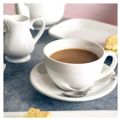 Produktbild von Porzellan-Untertasse, 16 cm, 6 Stück