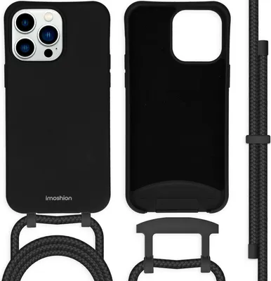 Image de imoshion Color Backcover avec cordon détachable pour l'Apple iPhone 14 Pro Max - Noir