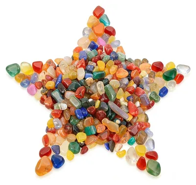 Immagine prodotto di Pietre decorative colorate, 400 g, di dimensioni 13-17 mm, ideali per decorazioni e giochi creativi