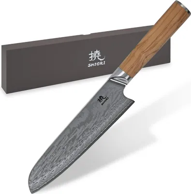 Produktbild von Shiori Orību Santoku - ein vielseitiges Kochmesser für mehrere Zwecke