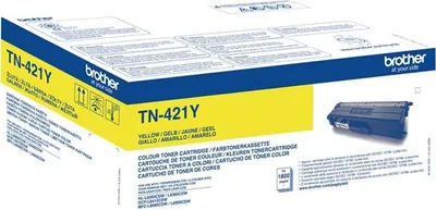 Image de Brother TN421Y Kit de toner jaune d'origine