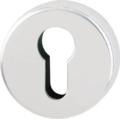 Immagine prodotto di Coppia di chiavi di sicurezza 42KVS alluminio F1 piastra posteriore 9mm PZ rd.HOPPE