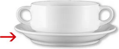 Produktbild von 6x Suppentasse Untere 16 cm Kaffeeservice, Kaffeebecher