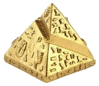 Ägyptische Pyramide aus Harz, Miniatur-Dekoration, 7x9 cm