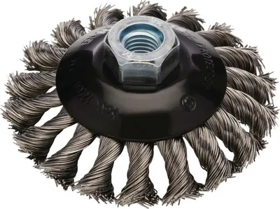 Image de Brosse conique à disque métallique Ø 100 mm M14