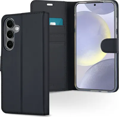 Produktbild von Accezz Wallet TPU Klapphülle Samsung Galaxy S25 Plus - Schwarz
