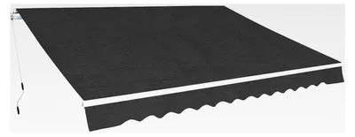 Produktbild von Gelenkarmmarkise 350 cm Anthrazit für Balkon und Terrasse