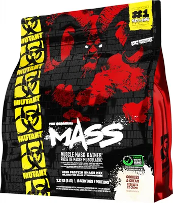 Produktbild von Mutant Mutant Mass (2270g) Cookies & Cream - Gewichtszunahme - Ohne Kreatin