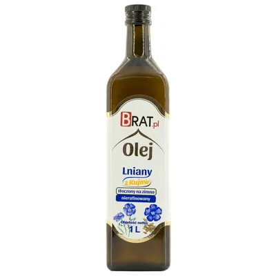 Obrázek produktu pro Lněný olej 1000 ml - Brat.pl
