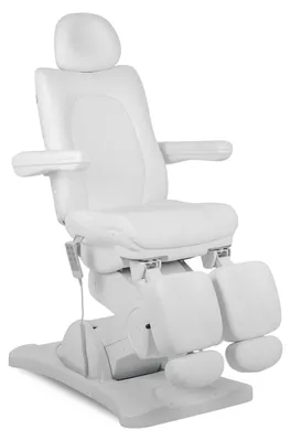Produktbild von Habys Sorina PRO 7 Kosmetikliege Massageliege Kosmetiksessel Kosmetikstuhl | Höhenverstellbar Elektrisch | Handfernbedienung | 197 x 57 cm | Weiß