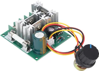 Obrázok produktu pre Regulátor otáčok motora 6–90 V DC, 0,01–1000 W, PWM regulácia otáčok s poistkou