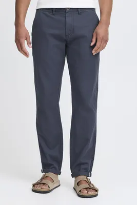 Produktbild von SOLID SDLoran Herren Leinenhose Lange Stoffhose Hose mit Gürtelschlaufen 5-Pocket-Form Leinenmix Regular fit