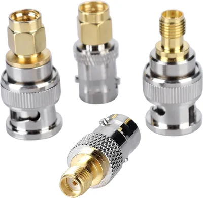 Zdjęcie produktu dla Wtyk koncentryczny Adapter koncentryczny Wtyk SMA do BNC Wtyk SMA do gniazda BNC Wtyk SMA do BNC Gniazdo SMA do gniazda BNC