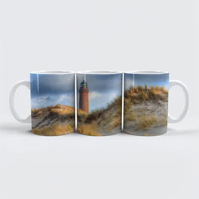 Produktbild von raxxa Premium-Tasse "Prerow Leuchtturm"