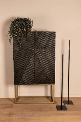 Immagine prodotto di PTMD Portacandele Dara - Nero