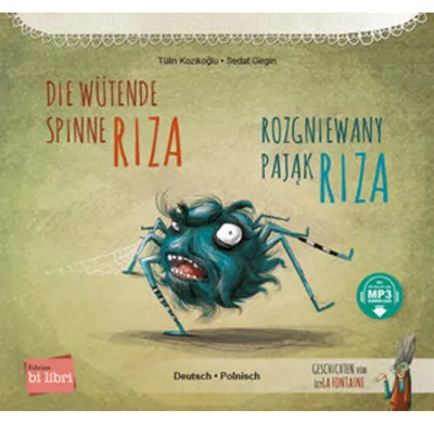 Produktbild von Die wütende Spinne Riza (Deutsch-Polnisch)
