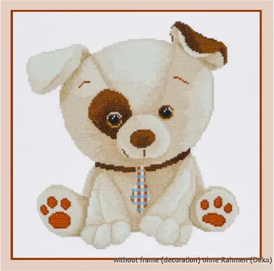 Produktbild von Kreuzstich-Set „Ami“ zum Einbrennen, Zählvorlage, 25 x 23 cm